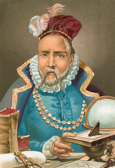 Tycho Brahe door Josep or Jose Planella Coromina